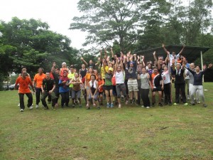 Group photo for Bootcamp at Kota Damansara Community Forest