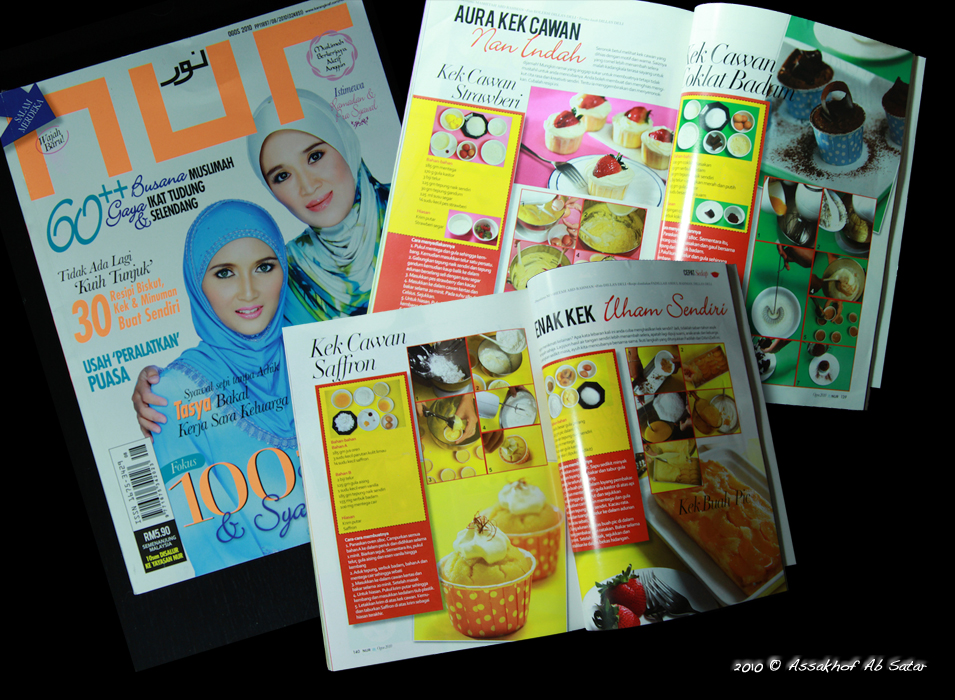 Hasil kerja Fadillah di Majalah Nur 